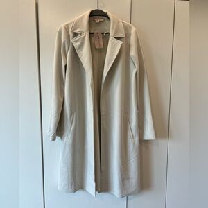 Philosophy coat size small neutral color knee length